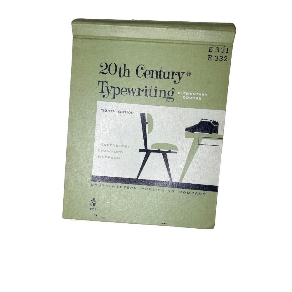 1962 20th Century Typing Course 8th edition